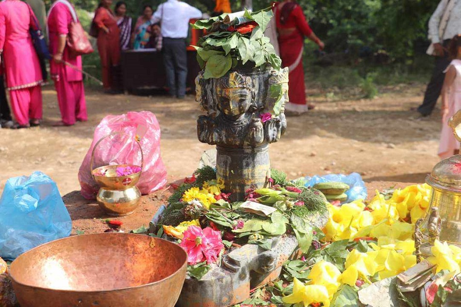 तपोभूमि टापुधाममा स्थापना भए १२ लाख शिवलिंग